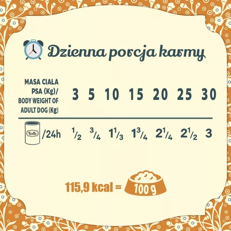 FOLK Tradycyjna polska uczta królicza - mokra karma dla psów - 400g