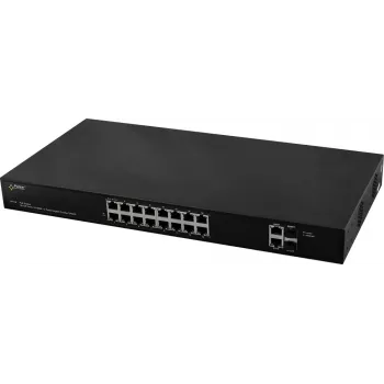 Przełącznik sieciowy PULSAR SF116 zarządzalny Fast Ethernet (10/100) Power over Ethernet (PoE) 1U czarny