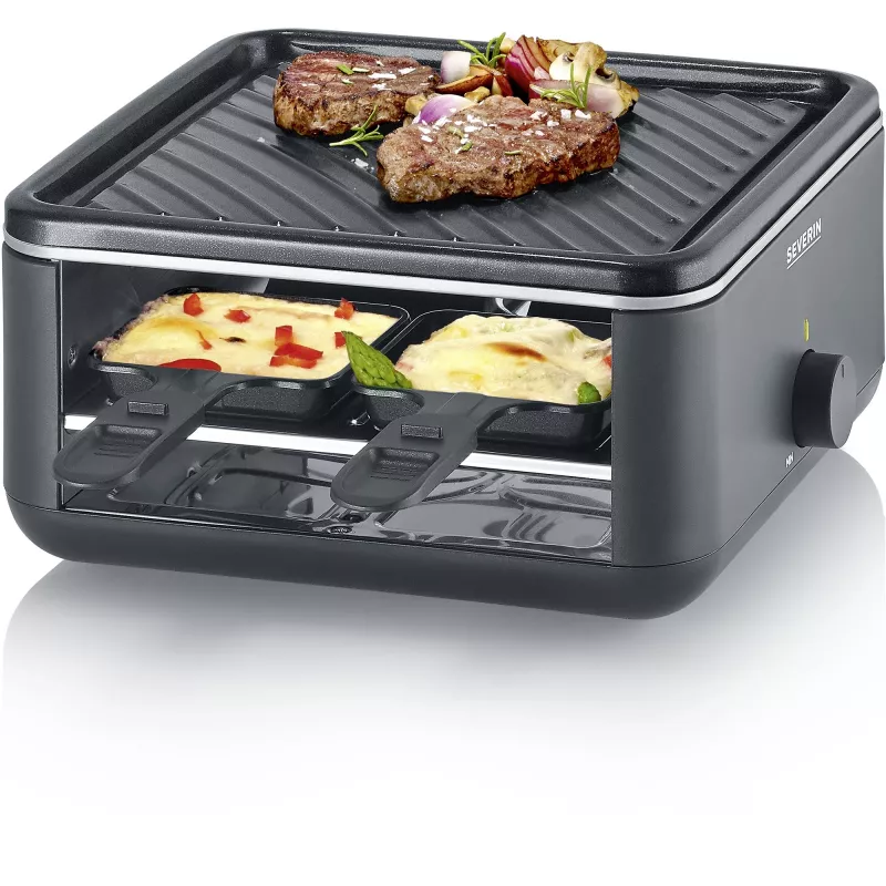 Severin RG 2360 raclette grill 4 person 800 W Czarny