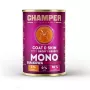 CHAMPER Coat & Skin Karma monobiałkowa z wołowiną - mokra karma dla psa - 400g