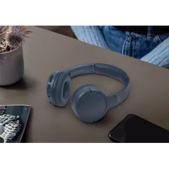 Słuchawki/headset Muse M-272 BTB Bezprzewodowe słuchawki nauszne Muzyka USB Type-C Niebieski