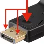 Goobay Adapter DisplayPort na VGA 1.1, 0,15 m (60606)