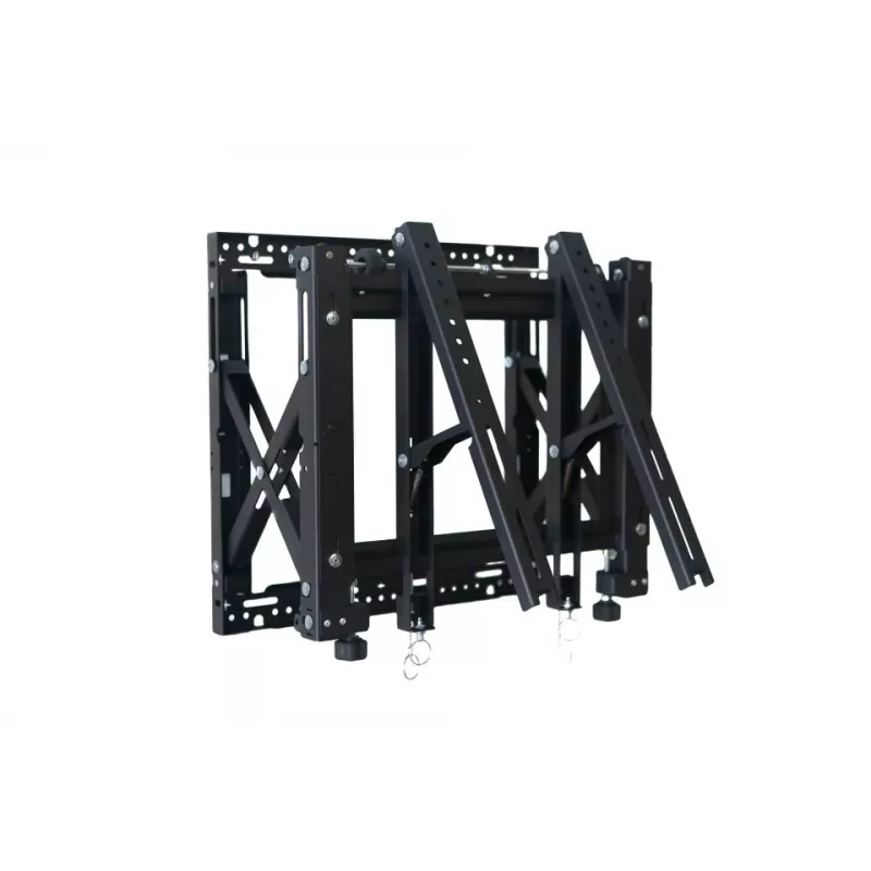 Uchwyt ścienny do płaskiego ekranu Edbak VWPOP65-P - Uchwyty ścienne do płaskich ekranów (60 kg, 42 cale, 65 cali, 100 x 100 mm, 400 x 200 mm, czarny)