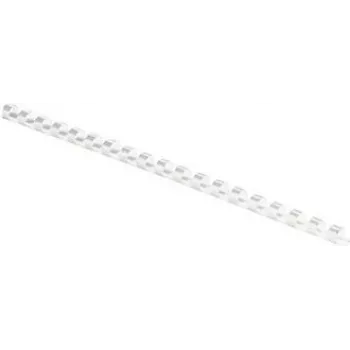 Fellowes - 6 mm - 21 rings - A4 (210 x 297 mm) - 20 Sheets - biały - 100 szt.. Tworzywo sztuczne Binding Comb - for Fellowes Galaxy 500, Orion 500, Pulsar+ 300, Quasar+ 500, Star 150,
