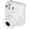 Aparat natychmiastowy Fujifilm Instax Mini 12 biały — odbitki 86×54 mm, ogniskowa 60 mm, bateria AA