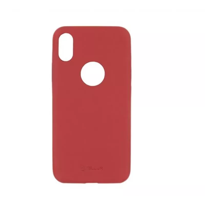 Etui Tellur Cover Slim do iPhone X/XS — skóra syntetyczna, czerwony