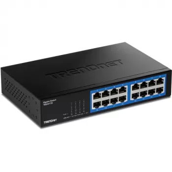 TRENDNET 16-portowy przełącznik Gigabit Desktop z metalową obudową