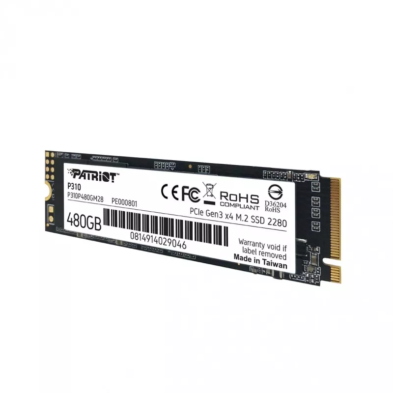 Dysk SSD Patriot Memory 480 GB M.2 PCI Express 3.0 NVMe P310