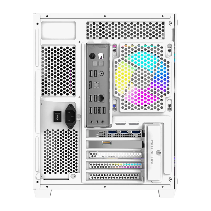 Obudowa komputerowa DarkFlash B275 PRO (biała) z 6 wentylatorami