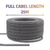 Kabel krosowy sieciowy QOLTEC Cat6 UTP, miedziany, 25 m, szary