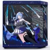 Obudowa komputerowa HYTE Y70 Hoshimachi Suisei niebieski Tempered Glass — średnia wieża ATX z panelami ze szkła hartowanego