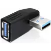 Adapter USB 3.0 M/F DeLOCK 65342 czarny