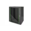 DIGITUS Dynamic Basic DN-19 16-U-EC-SW - Szafa - Szafa sieciowa - przeznaczona do montażu na ścianie - RAL 9005 - 16U - 48,3 cm (19 inch)