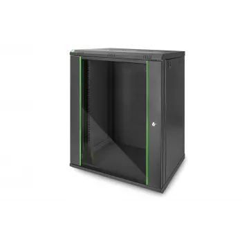 DIGITUS Dynamic Basic DN-19 16-U-EC-SW - Szafa - Szafa sieciowa - przeznaczona do montażu na ścianie - RAL 9005 - 16U - 48,3 cm (19 inch)