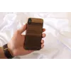 Etui na smartfona man and wood do iPhone X/XS — fango Czarny