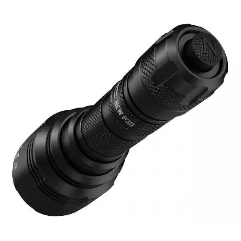 Latarka myśliwska Nitecore NEW P30 — 1000 lm, 5000 mAh, ładowanie USB, IP68, aluminium, 155,5 mm, 158,5 g