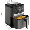 Frytownica Tefal Easy Fry Silence EY551HE0 Pojedyncza 5 L Wolnostojąca Frytownica beztłuszczowa Czarna, Szara, Stal nierdzewna