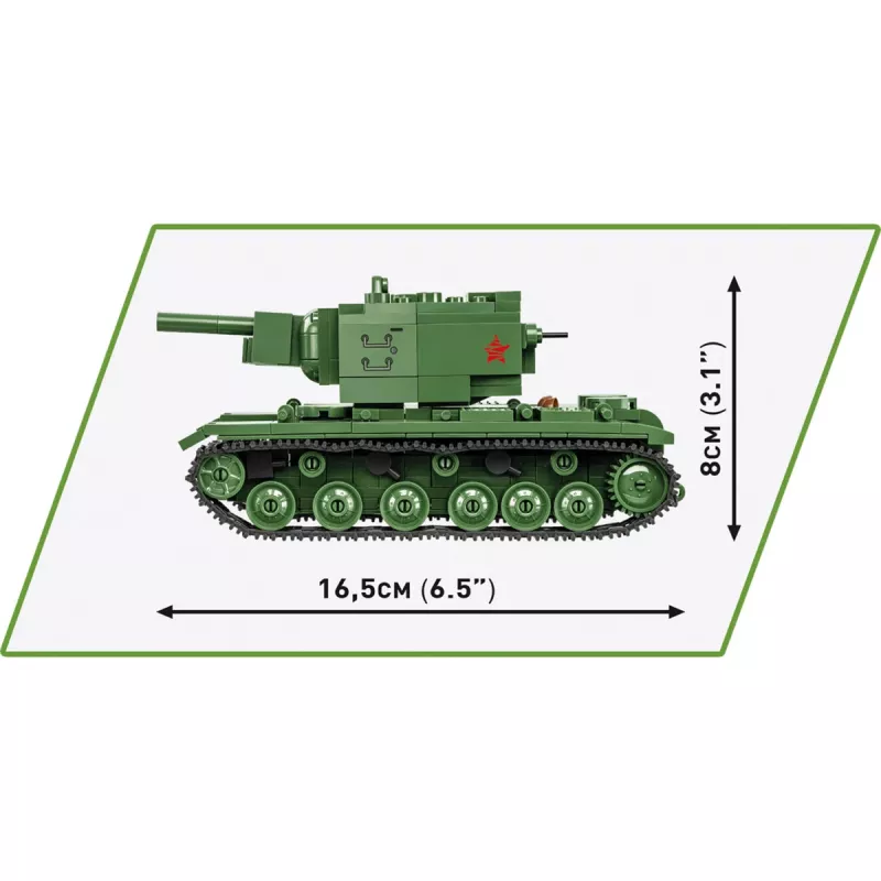 Zestaw konstrukcyjny Cobi KV-2 II Wojna Światowa 510 elementów