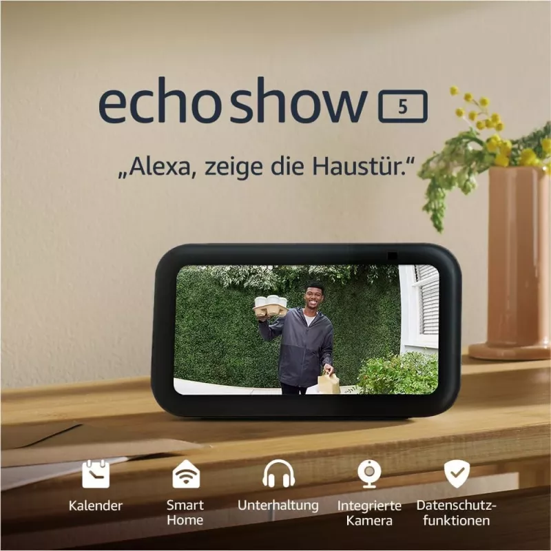 Inteligentny głośnik Amazon Echo Show 5 (3. generacji), czarny