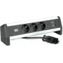BACHMANN Desk1 3x gniazdo z uziemieniem, ładowarka USB, GST18 0,2m