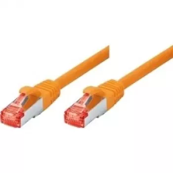Tecline exertis Connect - Kabel krosowy - RJ-45 (męski) na RJ-45 (męski) - 5 m - Kabel SSTP - CAT 6 - Bezhalogenowy - pomarańczowy (71505A)