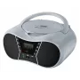 Odtwarzacz radiowy CD LILA2 USB/BT srebrny