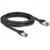 Kabel sieciowy DeLOCK RJ45 kat.6A U/FTP 3m czarny