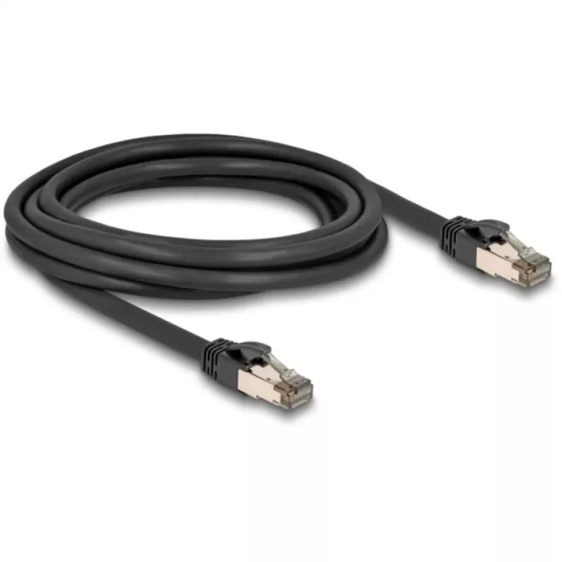 Kabel sieciowy DeLOCK RJ45 kat.6A U/FTP 3m czarny