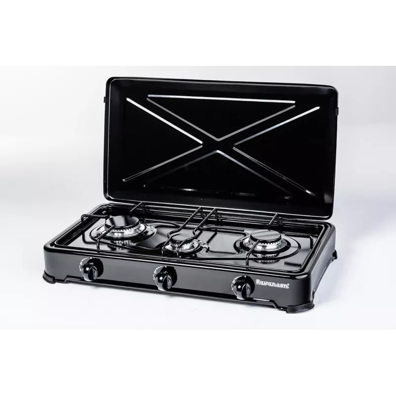 Kuchenka gazowa Ravanson K-03TB, 3 strefy, pokrętło
