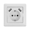 Gniazdo natynkowe 2 x USB + CEE 7/3 DeLOCK 11473