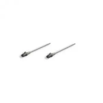 Intellinet kabel krosowy sieciowy, Kat.6, 5m, szary, CCA, U/UTP, PVC, RJ45, pozłacane styki, bezzaczepowa osłona, zabezpieczony wtyk, gwarancja dożywotnia