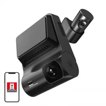 Samochodowy rejestrator DDPAI Z50 GPS DUAL 4K @ 25fps + 1080p @ 25fps WiFi