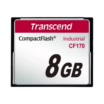 Transcend Industrial - Karta pamięci flash - 8GB - 170x - CompactFlash (TS8GCF170)