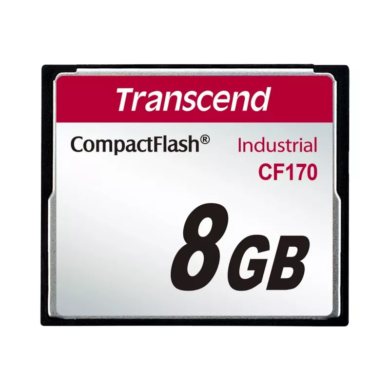 Transcend Industrial - Karta pamięci flash - 8GB - 170x - CompactFlash (TS8GCF170)