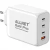 ALLNET Power Supply PSU-GaNPD-USB-1A3C-200W — 200W GaN USB ładowarka, 1× USB-A, 3× USB-C