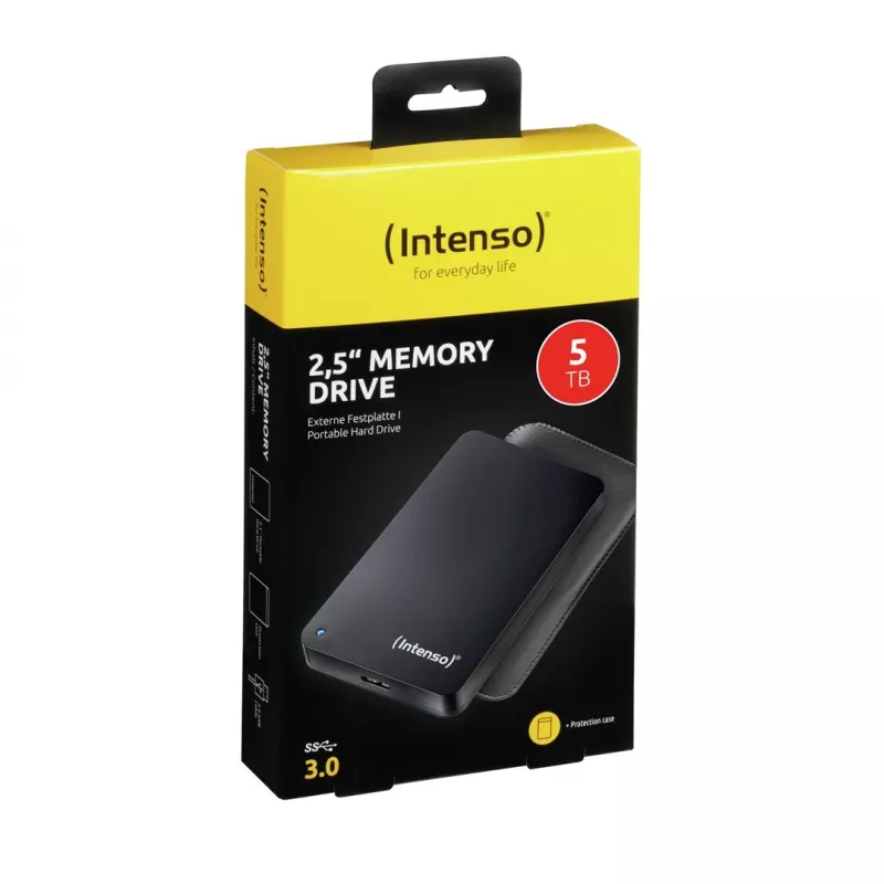 Intenso Memory Drive 5TB 2,5-calowy przenośny dysk twardy, czarny