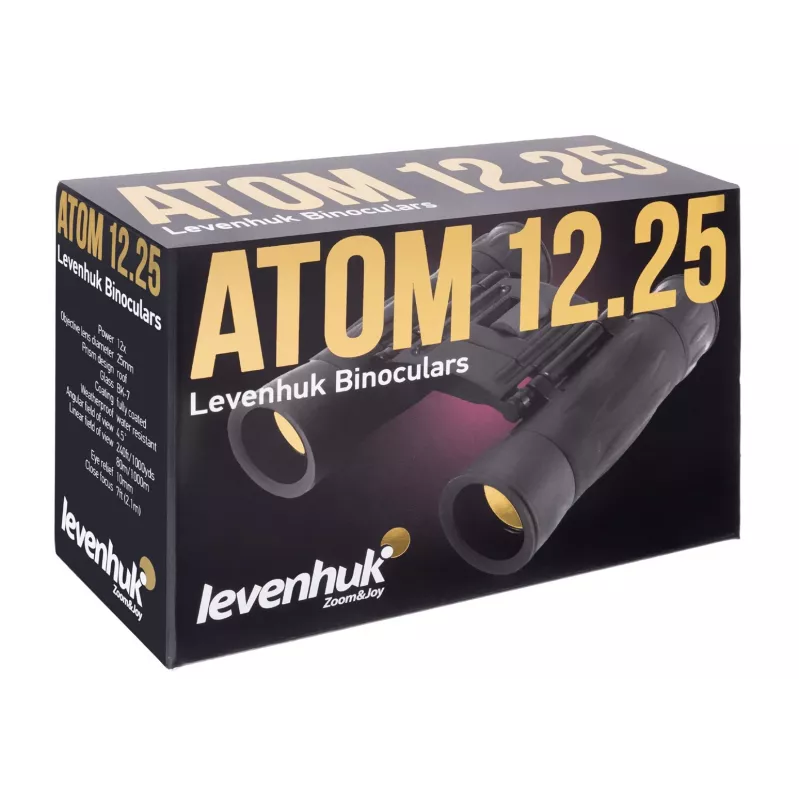 Levenhuk Atom 12x25 lornetka dachowa czarna