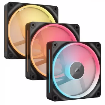 CORSAIR iCUE LINK LX120-R ARGB Reverse Blade 120mm wentylatory do obudowy - 3 szt. - czarny