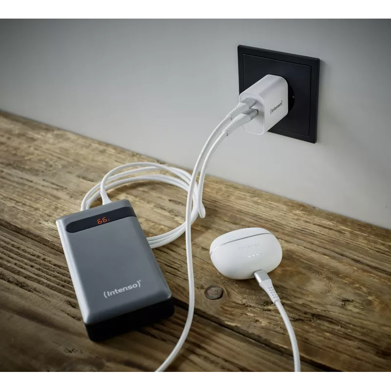 Ładowarka sieciowa Intenso POWER ADAPTER USB-A/USB-C/7803012 Szybkie ładowanie 20V