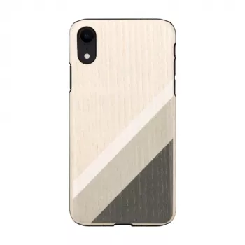 Etui na telefon man and wood do iPhone XR gray suit Czarny — pokrowiec ochronny