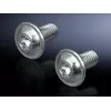 Śruby Rittal SZ 2504.500 M6, długość 12 mm, wykończenie metaliczne, opakowanie 300 szt.