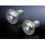 Śruby Rittal SZ 2504.500 M6, długość 12 mm, wykończenie metaliczne, opakowanie 300 szt.