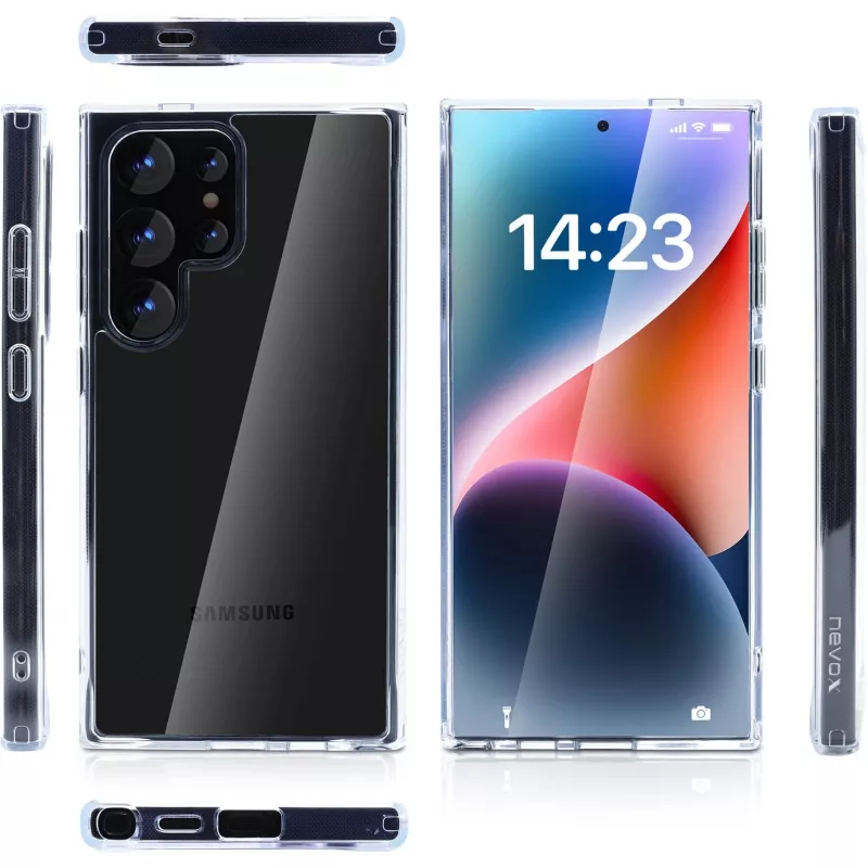 StyleShell SHOCKFlex, etui do telefonu przezroczyste, Samsung Galaxy S24 Ultra