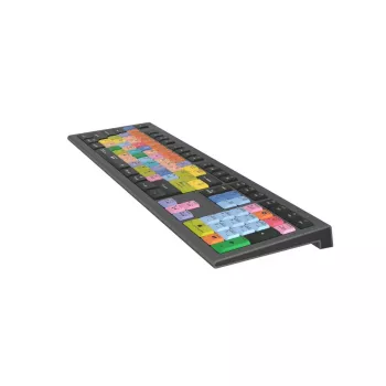 Klawiatura Logickeyboard LKB-LOGXP2-A2M-UK Uniwersalna USB QWERTY UK English Czarna
