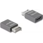 Przejściówka DeLOCK 67234 USB Type-E na USB Type-C szara