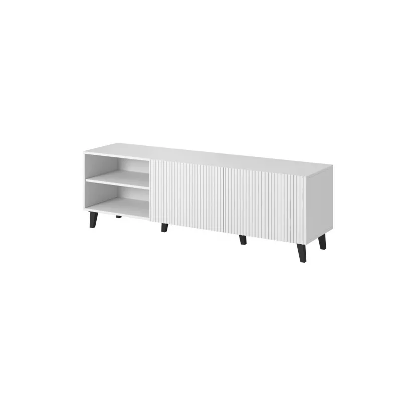 Cama szafka RTV PAFOS 150x42x52 biały matowy
