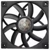 Wentylator obudowy cienki 120 mm PWM DeepCool FT12 cienki — czarny, niskoprofilowy design, sterowanie PWM