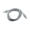 Kabel USB 2.0 A-B 6 stóp, kolor szary