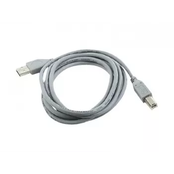 Kabel USB 2.0 A-B 6 stóp, kolor szary