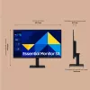 Monitor komputerowy Samsung S27D304GAU 68,6 cm (27 cali) 1920 x 1080 pikseli Full HD LED czarny